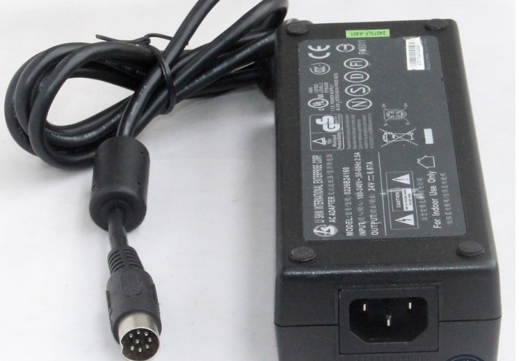 *Brand NEW*24V 6.67A Power Adapter Original LS Lixin Cable Medical Industrial Monitoring 0226B24160 Round Mout - Click Image to Close